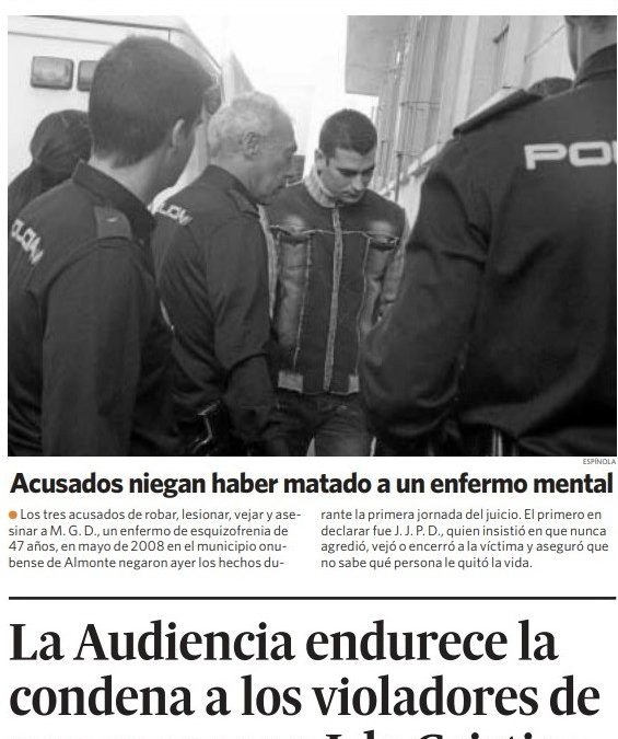 La Audiencia endurece la condena a los violadores de una menor en Isla Cristina